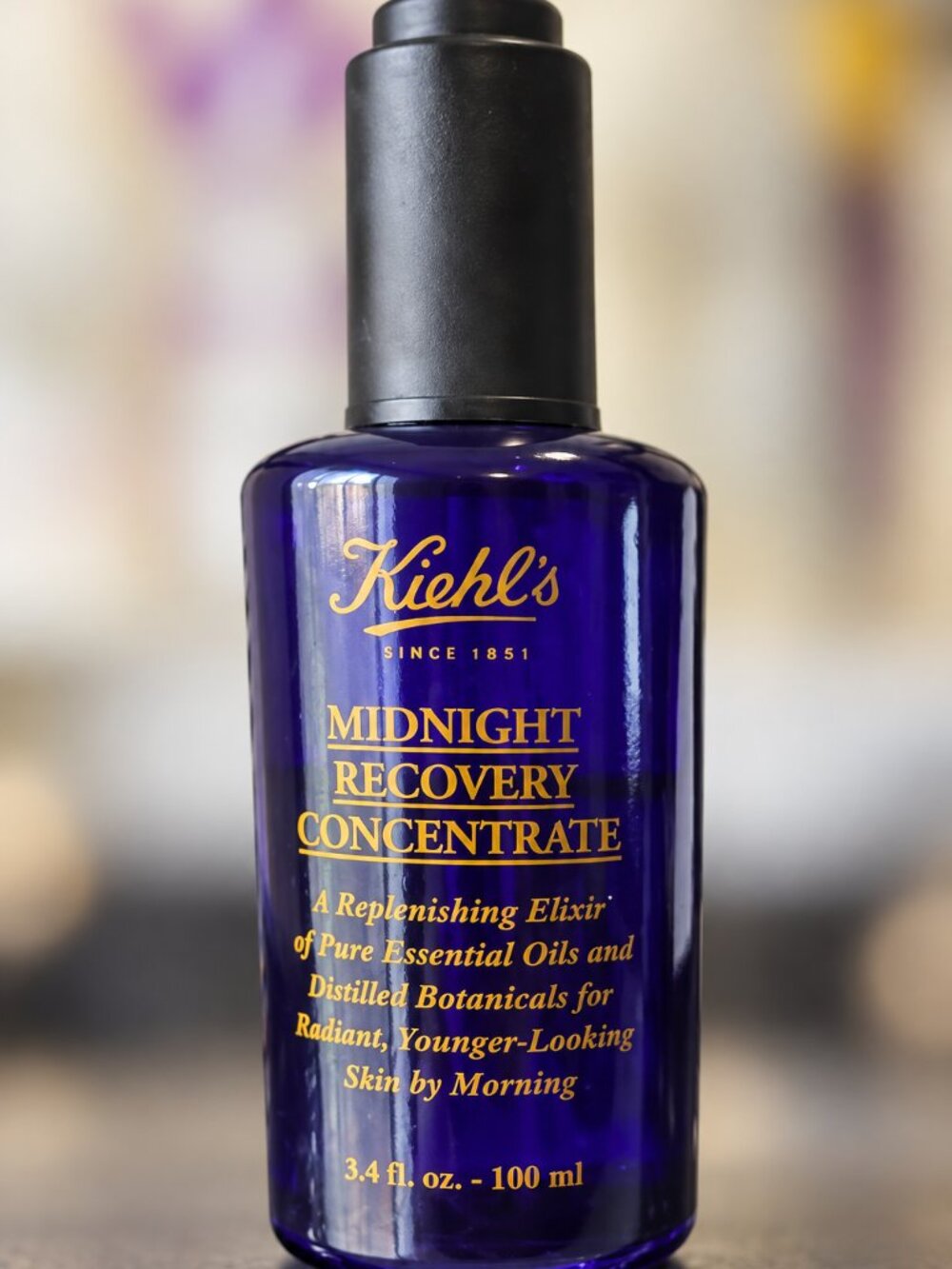 Kiehl's Since 1851 Midnight Recovery Concentrate Moist Face Oil Serum 3.4 FL OZ